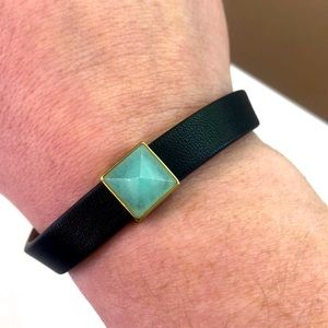 KEEP Collective Green Quartz Square Charm